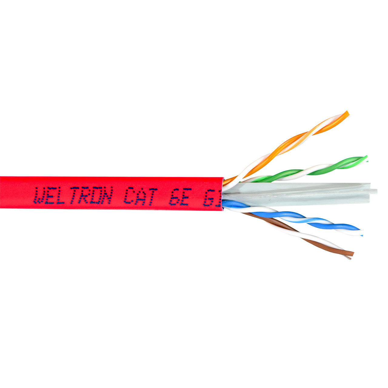 Weltron Category 6 U/UTP 23AWG Solid CMR Bulk Cable