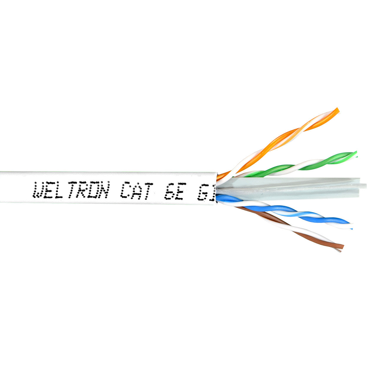 Weltron Category 6 U/UTP 23AWG Solid CMR Bulk Cable