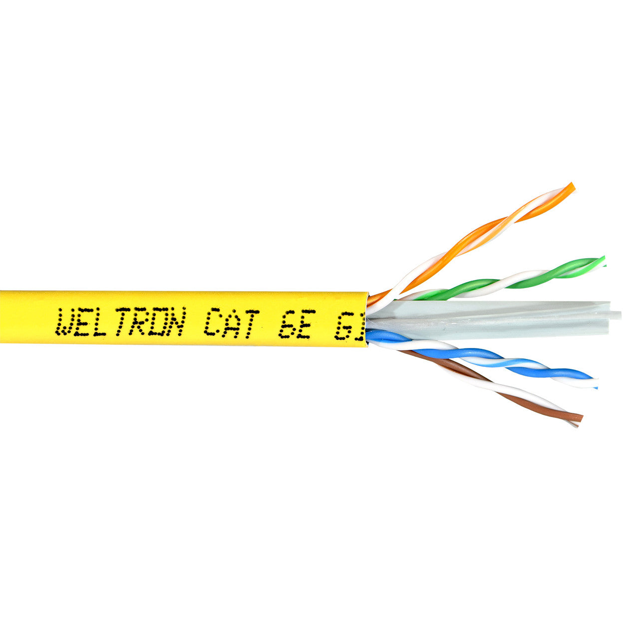 Weltron Category 6 U/UTP 23AWG Solid CMR Bulk Cable
