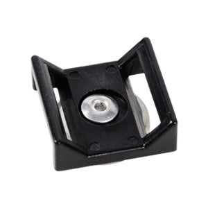 Winnie Industries 26lb Magnetic Hook & Loop Cable Manager, Black