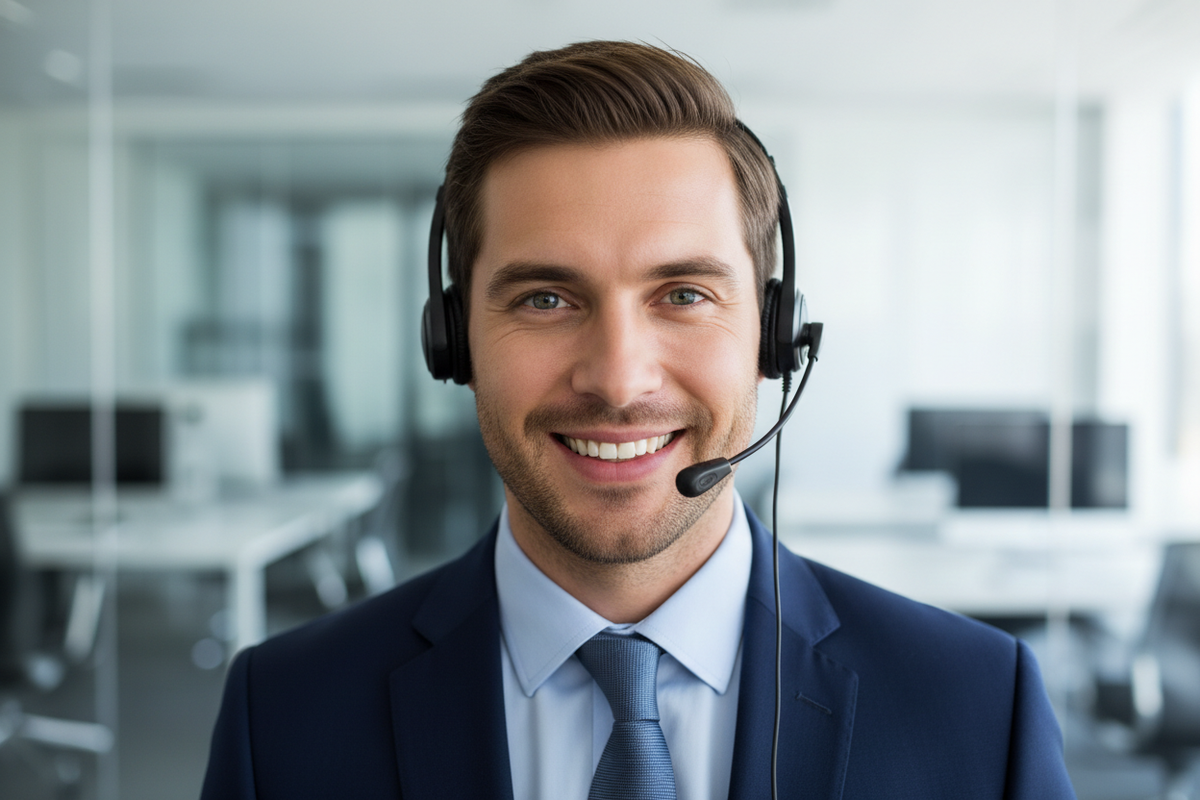 change it to a man, tech guy..