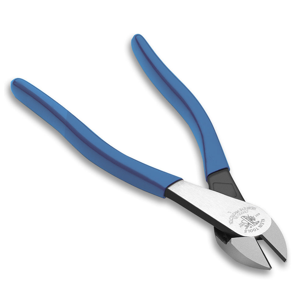 Klein Tools Diagonal Cutting Pliers, Angled Head, 8-Inch