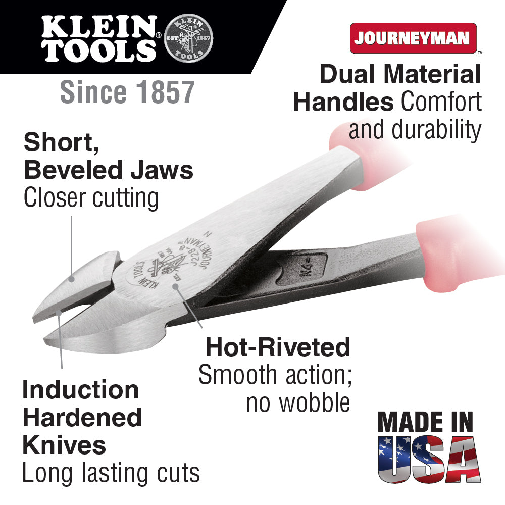Klein Tools Diagonal Cutting Pliers, Heavy-Duty, 8-Inch