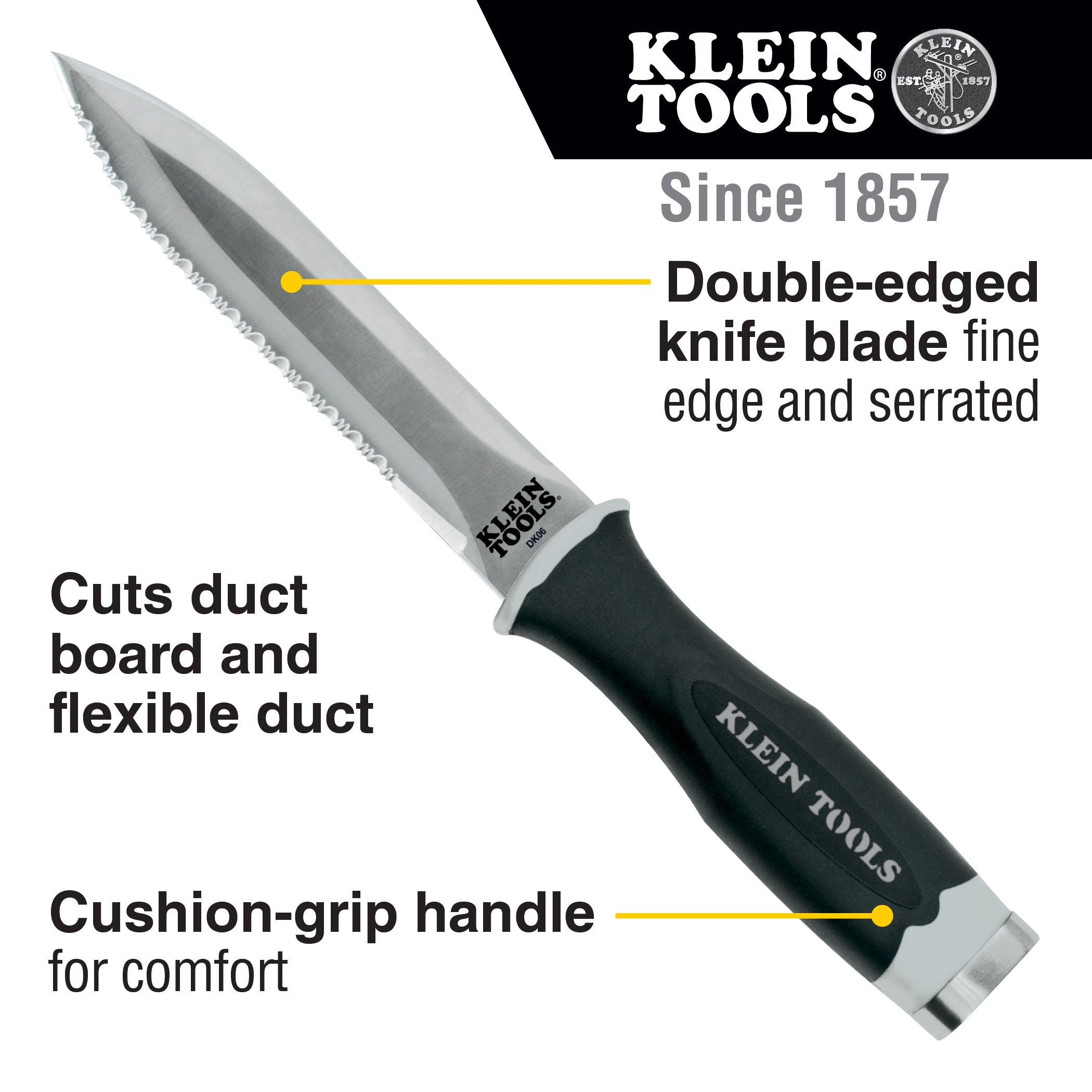 Klein Tools Serrated Duct Knife