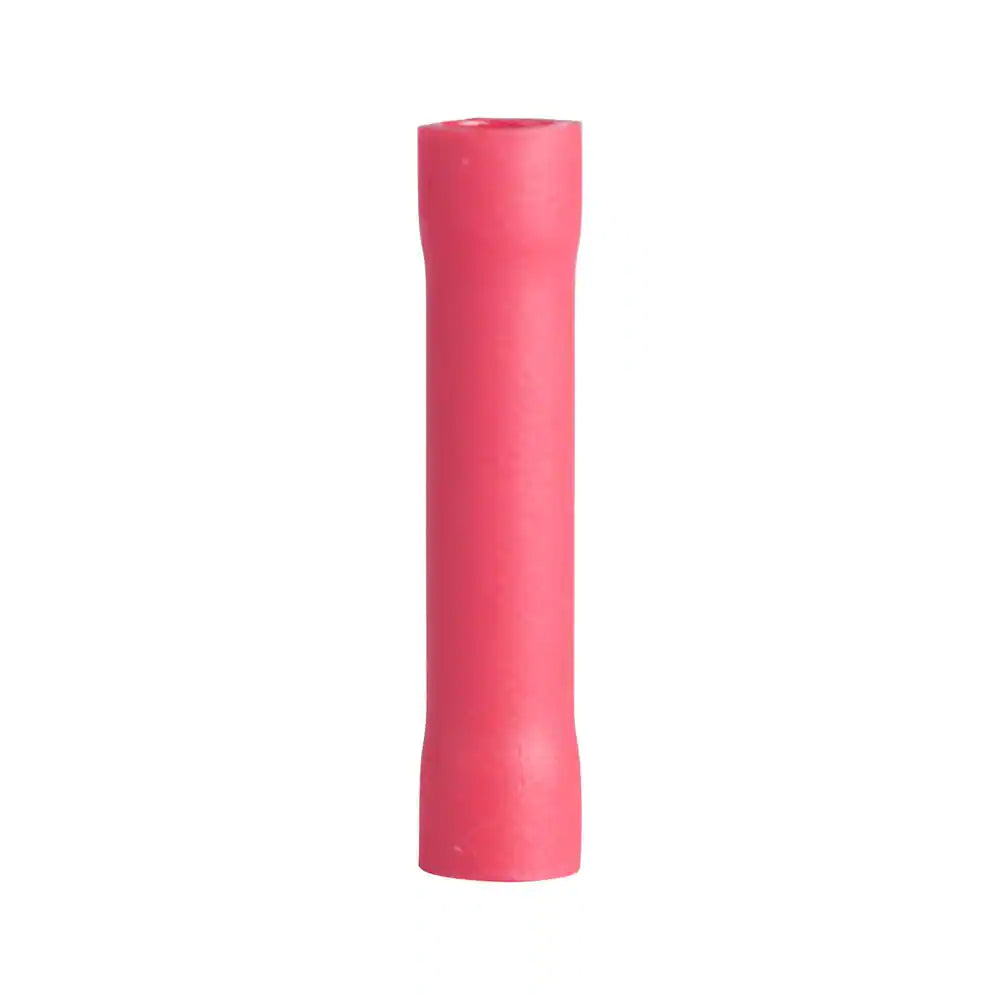 Greenlite Butt Splice Connectors Vinyl Insulated 22-16AWG Red