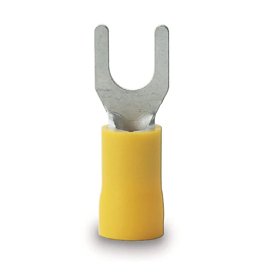 Greenlite Spade/Fork Nylon Insulated 12-10AWG #8 Stud Size Yellow