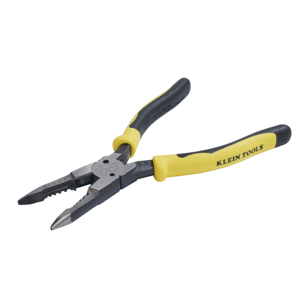 Klein Tools Pliers, All-Purpose Needle Nose, Spring Loaded, Cuts, Strips, 8.5-Inch