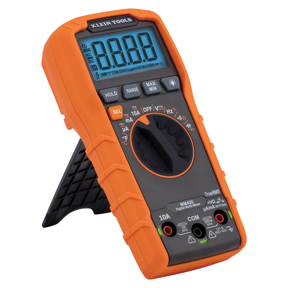Klein Tools Digital Multimeter with True RMS Auto Ranging and Temperature Measurement