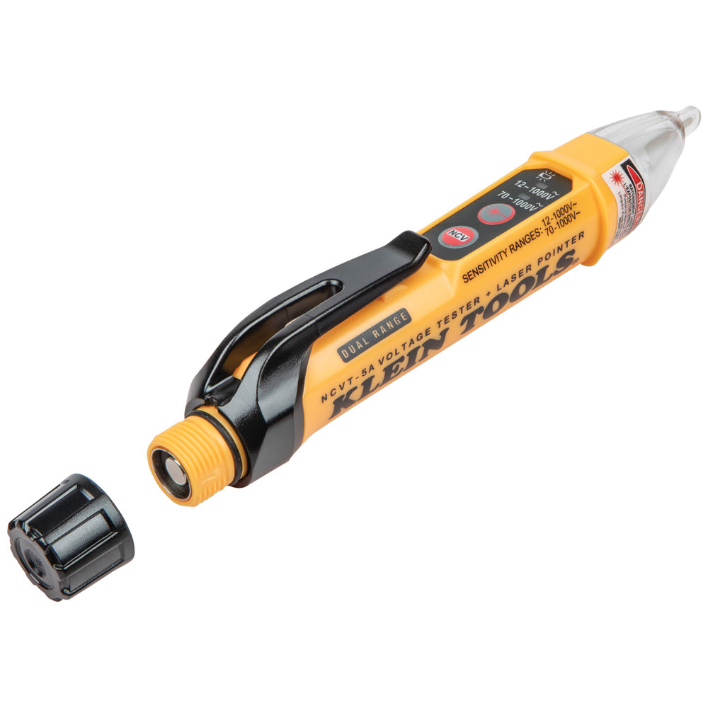Klein Tools Non-Contact Voltage Tester Pen, Dual Range, with Laser Pointer