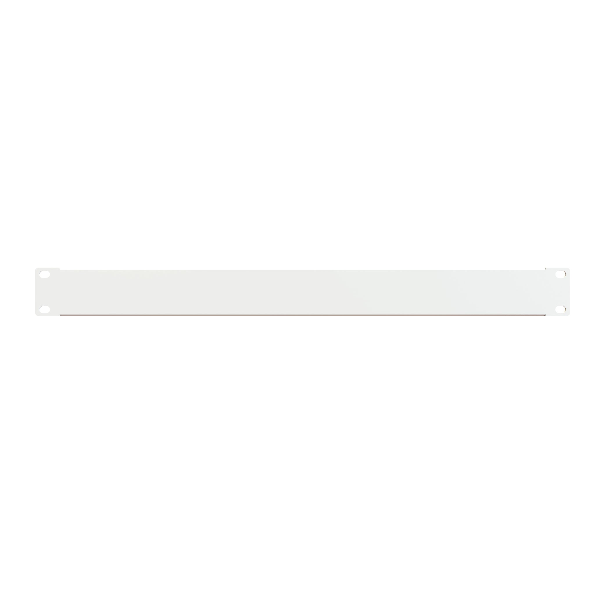 Hammond 1U FLANGED STEEL PANEL WHITE