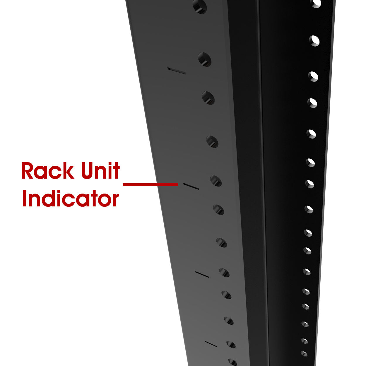Hammond 48U DOUBLE-TAPPED 2-POST RACK