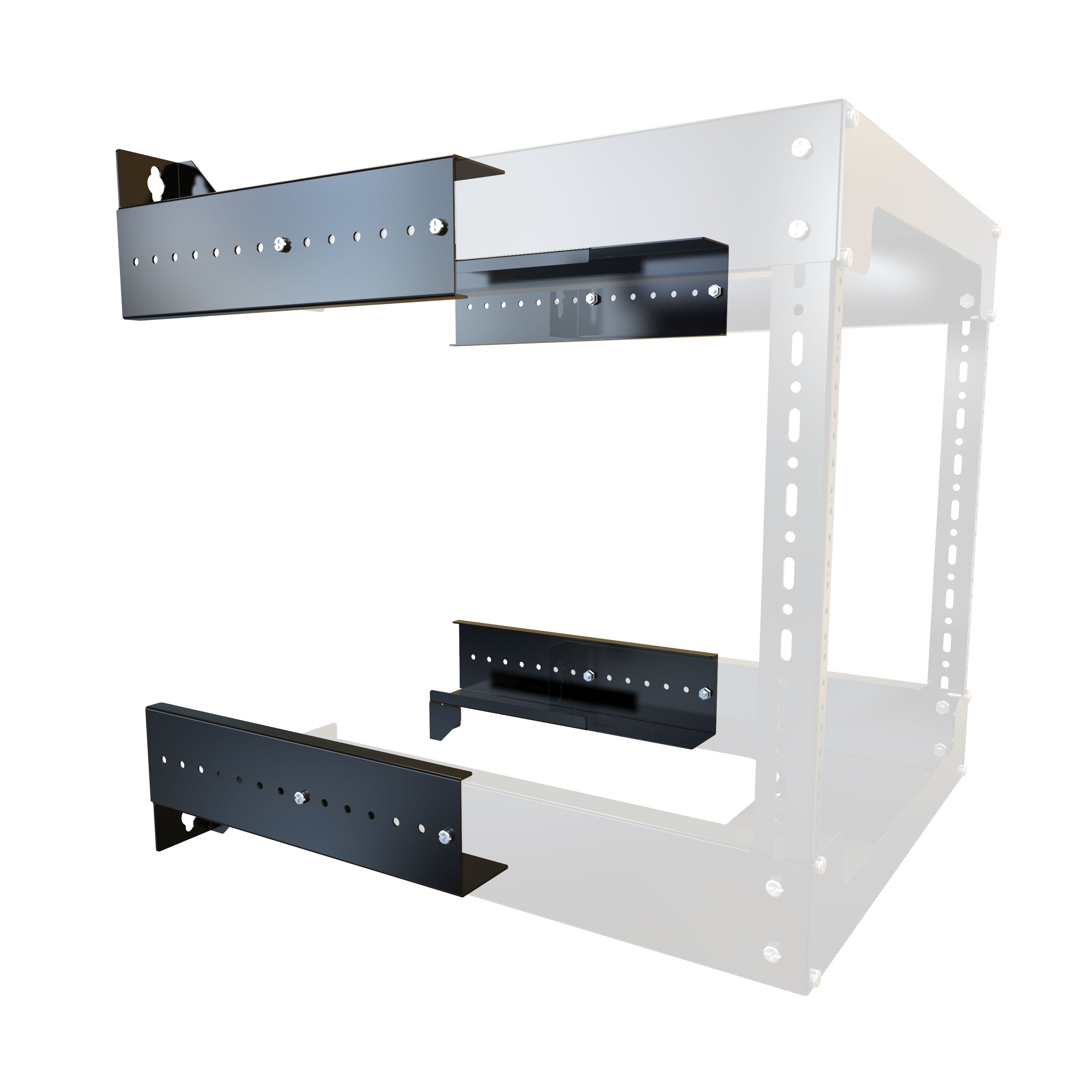 Hammond 8U 18D FIXED WALL RACK