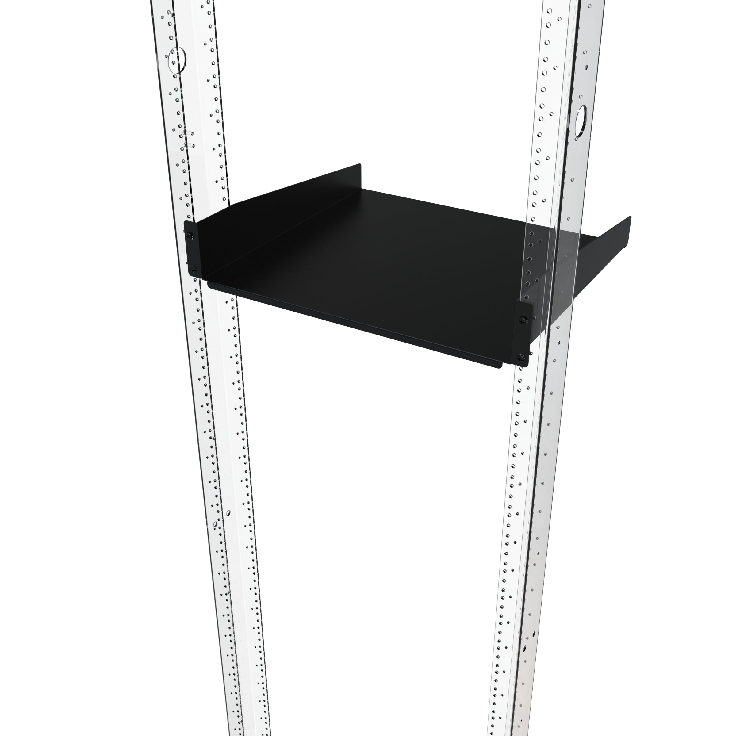 Hammond 2U 16D VENTED RACK SHELF