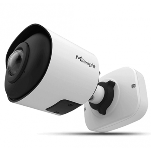 Milesight Mini Bullet 5MP AI NDAA Camera with 180 Degree Panoramic View