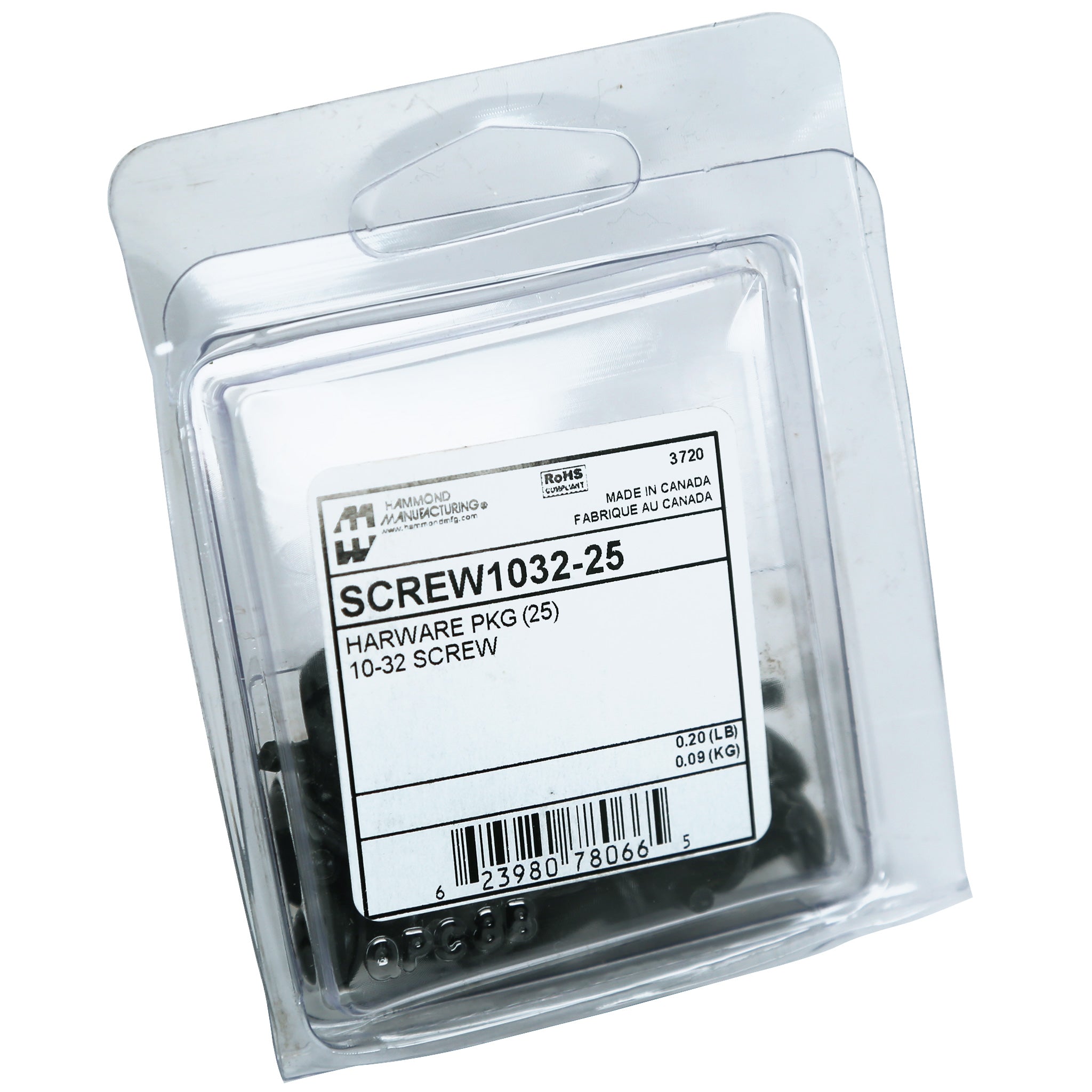 Hammond 25-PKG 10-32 RACK SCREWS