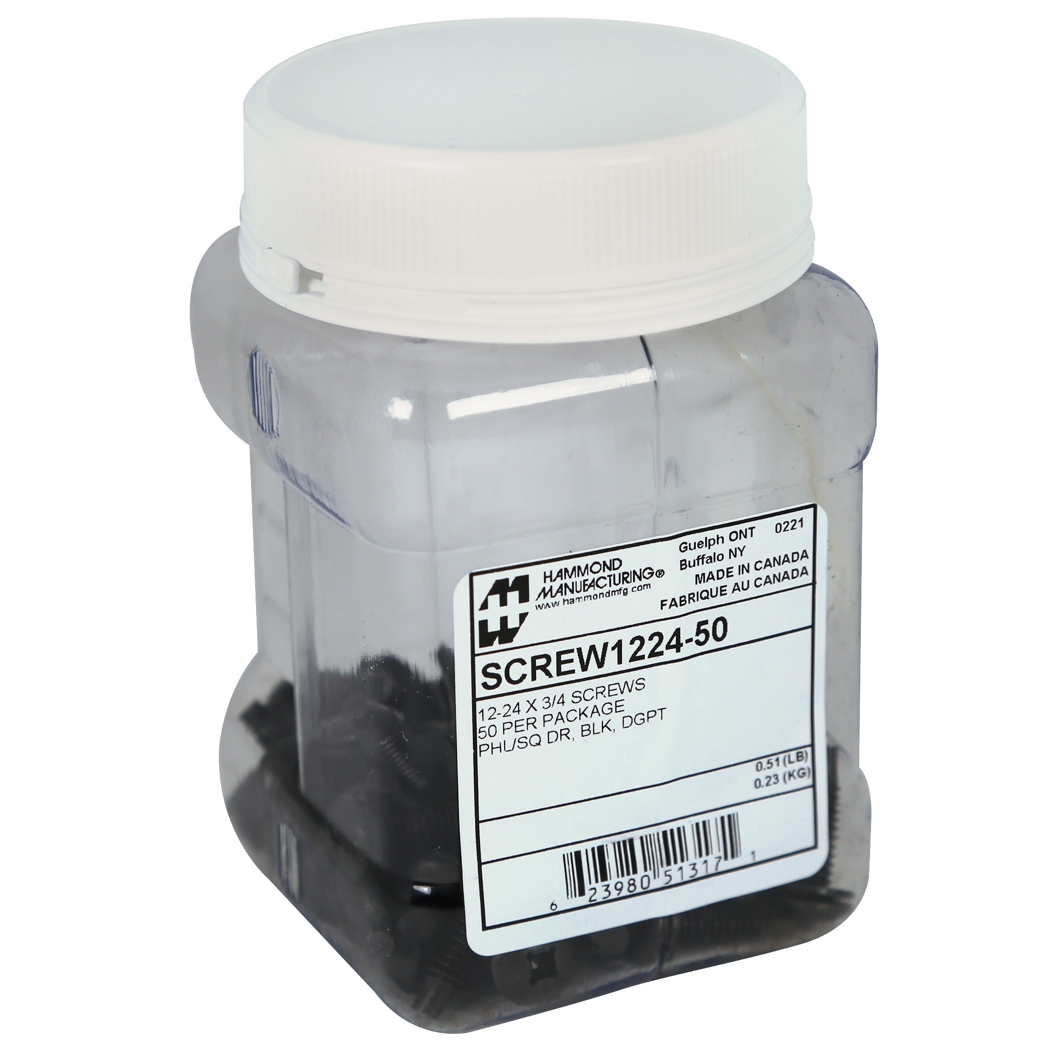 Hammond 50-PKG 12-24 RACK SCREWS