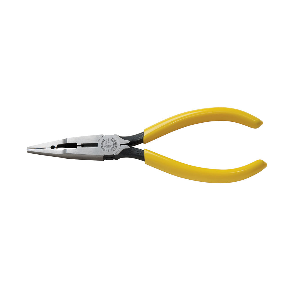 Klein Tools Pliers, Connector Crimping Needle Nose, 7-Inch