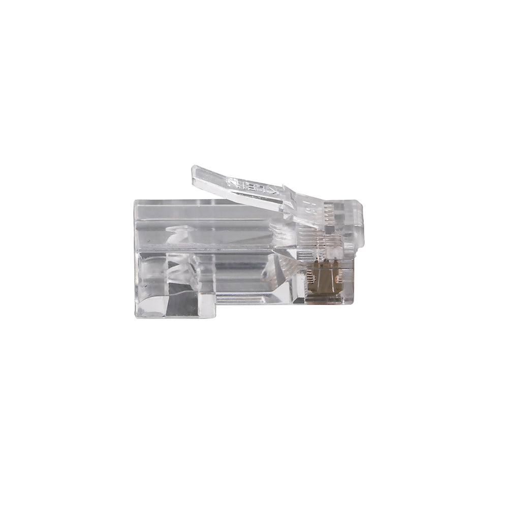 Klein Tools Pass-Thru Modular Data Plug, RJ45-CAT6, 50-Pack