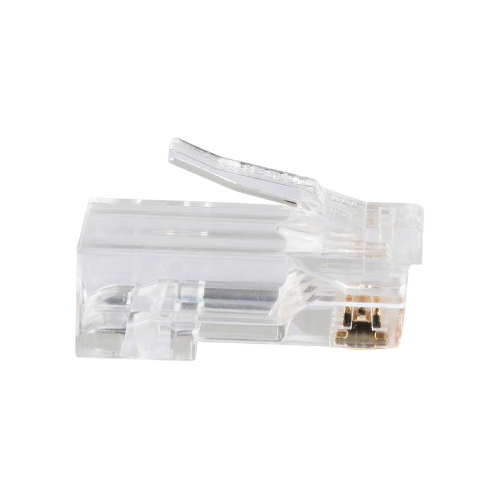 Klein Tools Pass-Thru™ Modular Data Plugs, RJ45-CAT6A, UTP 200-Pack